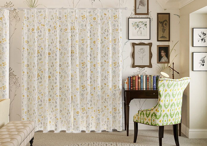 Floral Whimsy, Sunrise - Made to Measure Curtains - Image 7